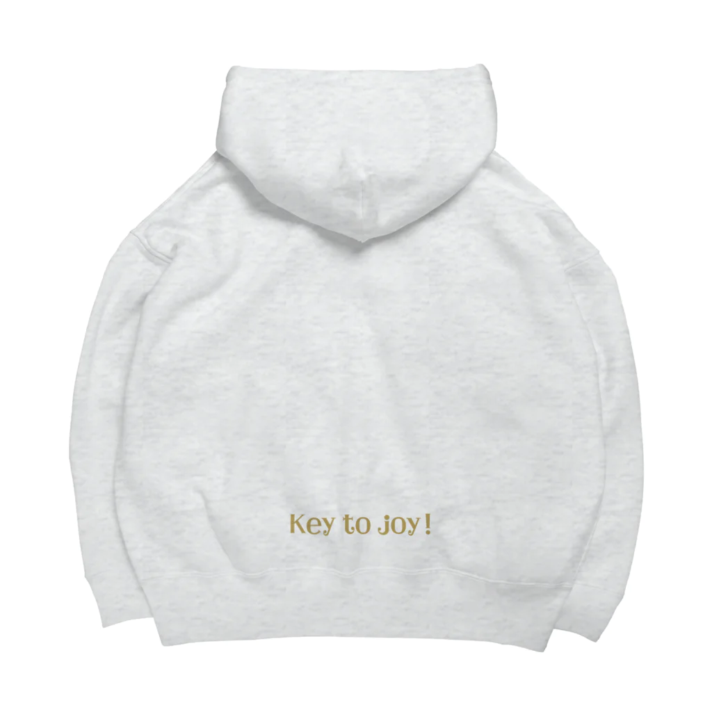 WAKU Shopのピアノ弾きの女の子 Big Hoodie