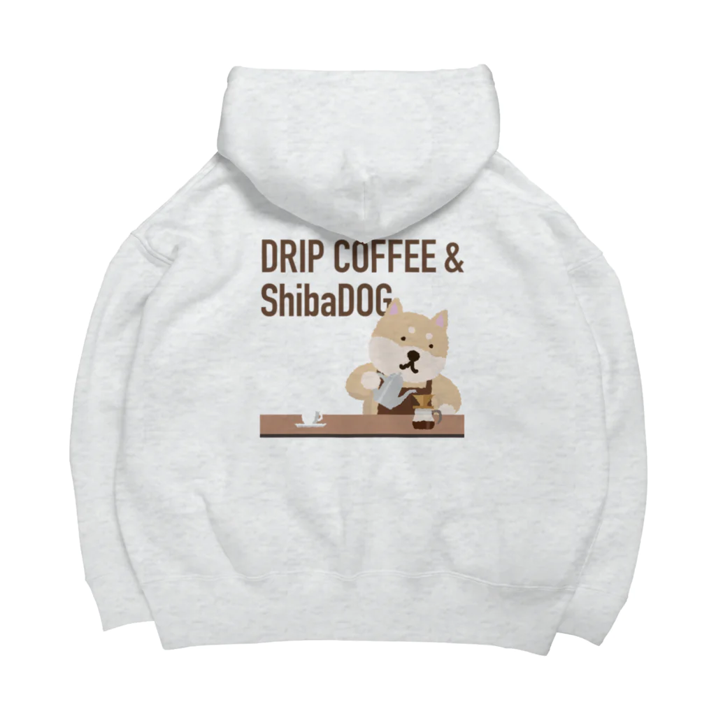 しばじるしデザインのDRIP COFFEE & ShibaDOG Big Hoodie