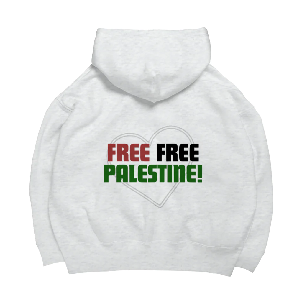 maleoのFREE PALESTINE パーカー Big Hoodie