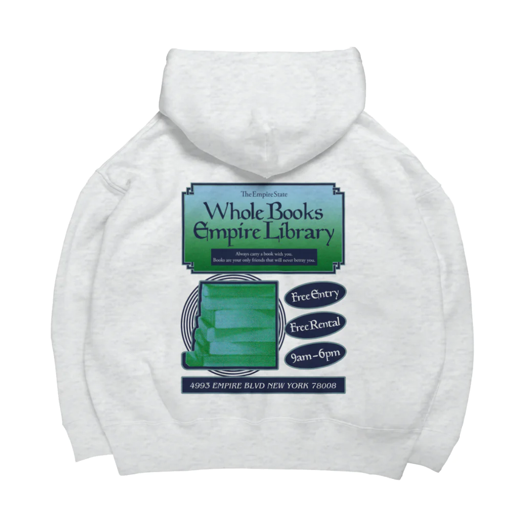 Parallel Imaginary Gift ShopのWhole Books Empire Library Big Hoodie