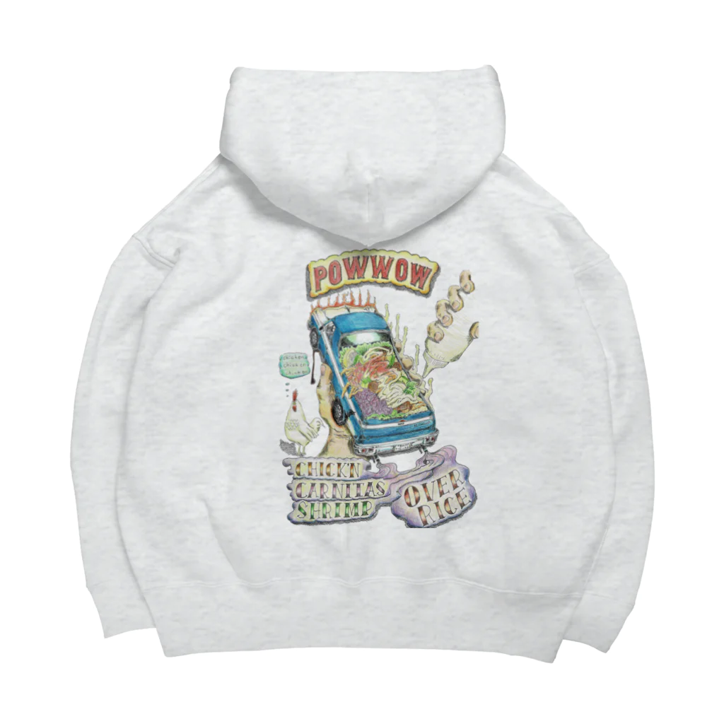 POW-WOW. chicken overriceのEL CAMINO FOOD PACK  Big Hoodie