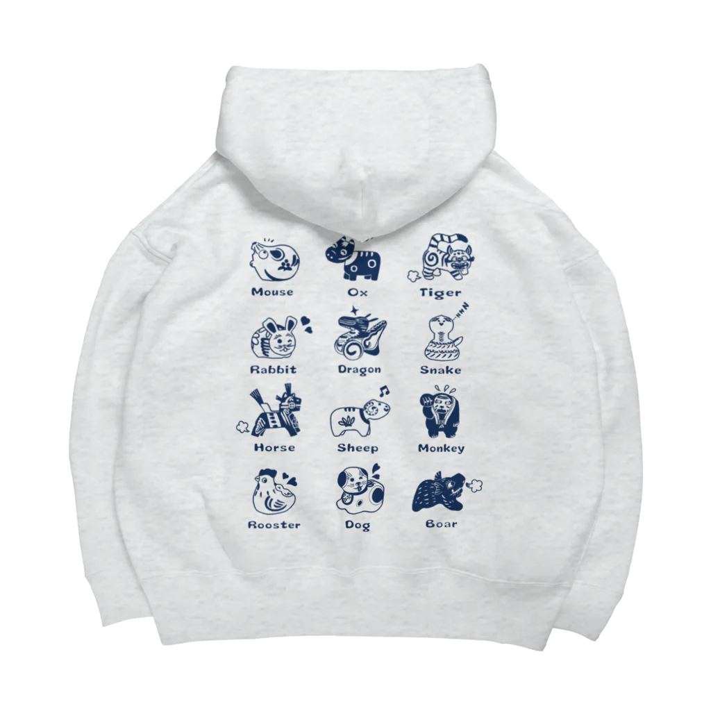 SU-KUのThe Zodiac of Fukushima Big Hoodie