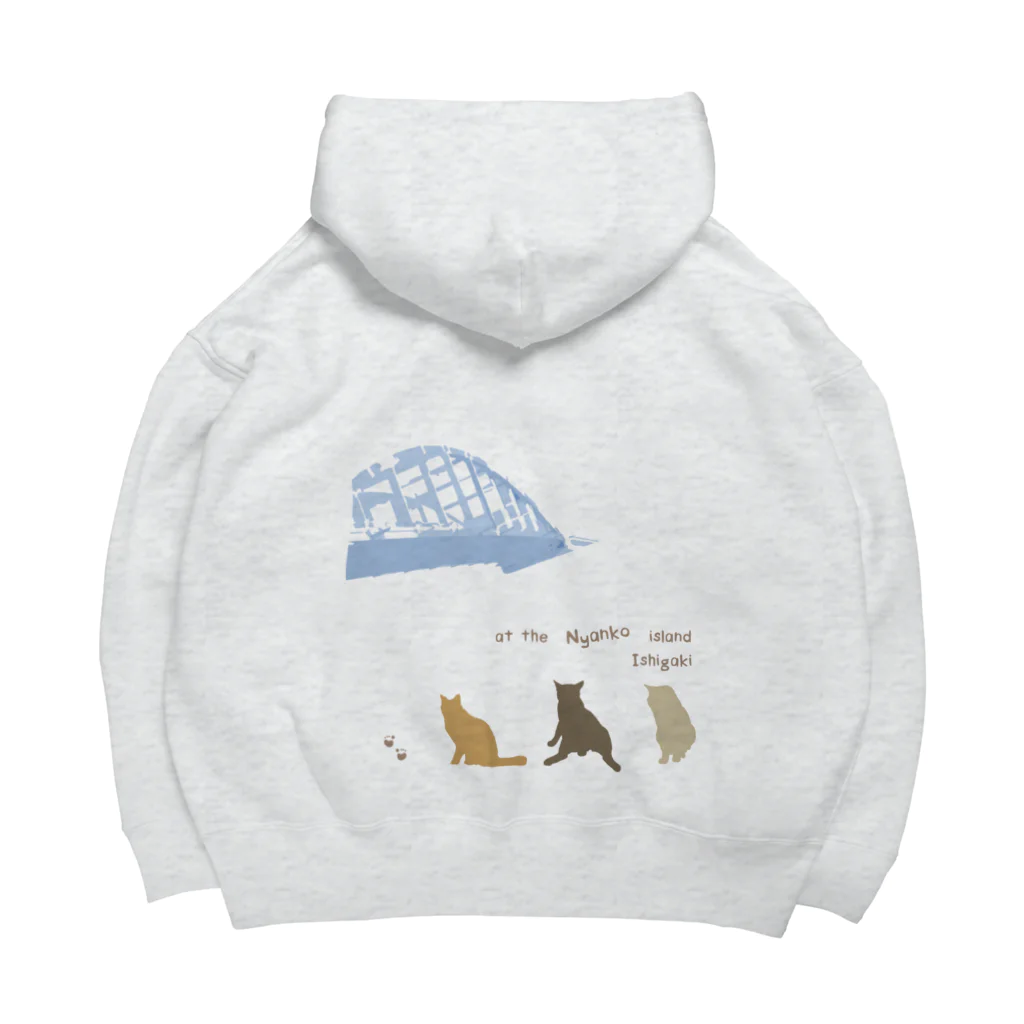 ハロー! オキナワのにゃんこ島　石垣島 Big Hoodie