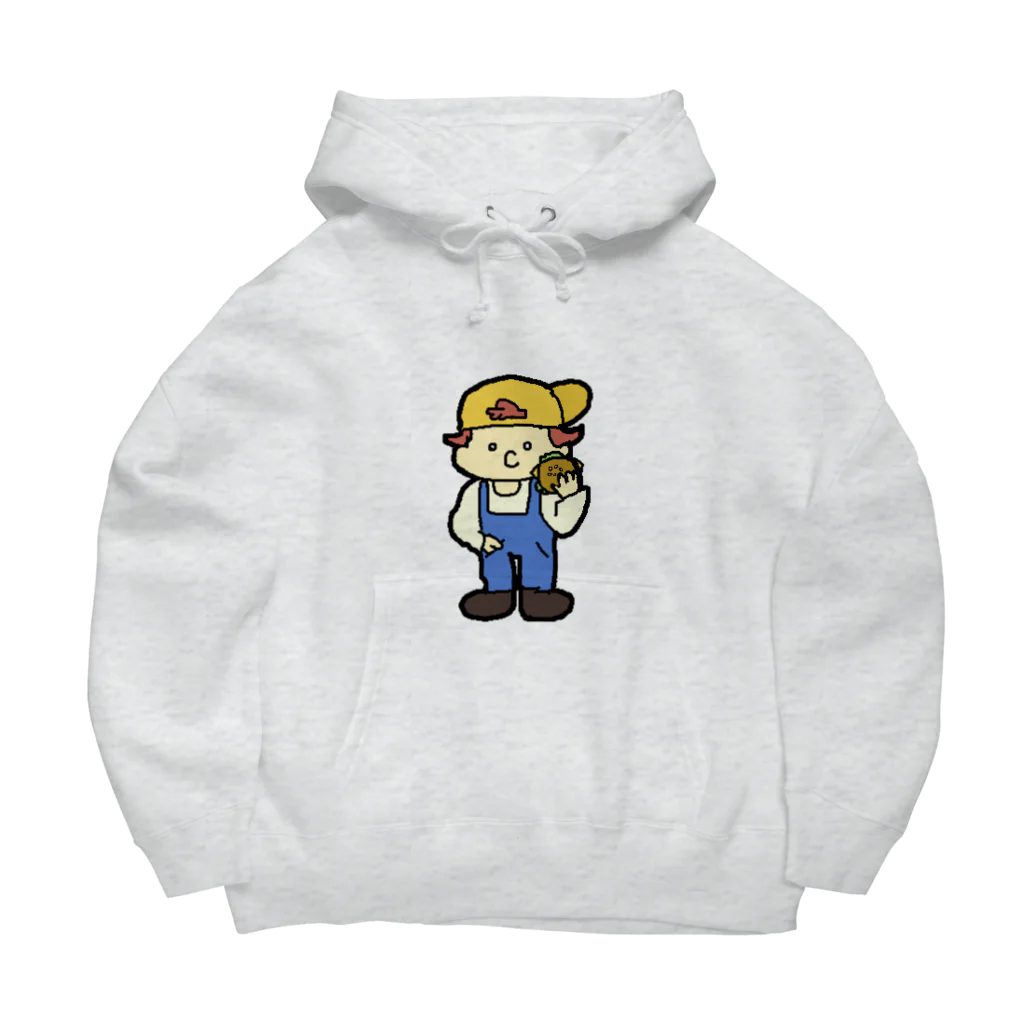 KawausoのハンバーガーBoy Big Hoodie