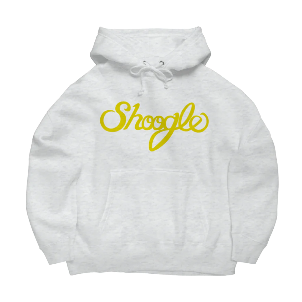 週刊少年ライジングサンズのShoogle(シューグル・週グル・週刊少年グルメ)ロゴ イエロー Big Hoodie