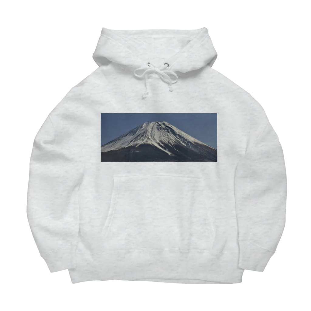 下田村の冠雪した富士山 Big Hoodie