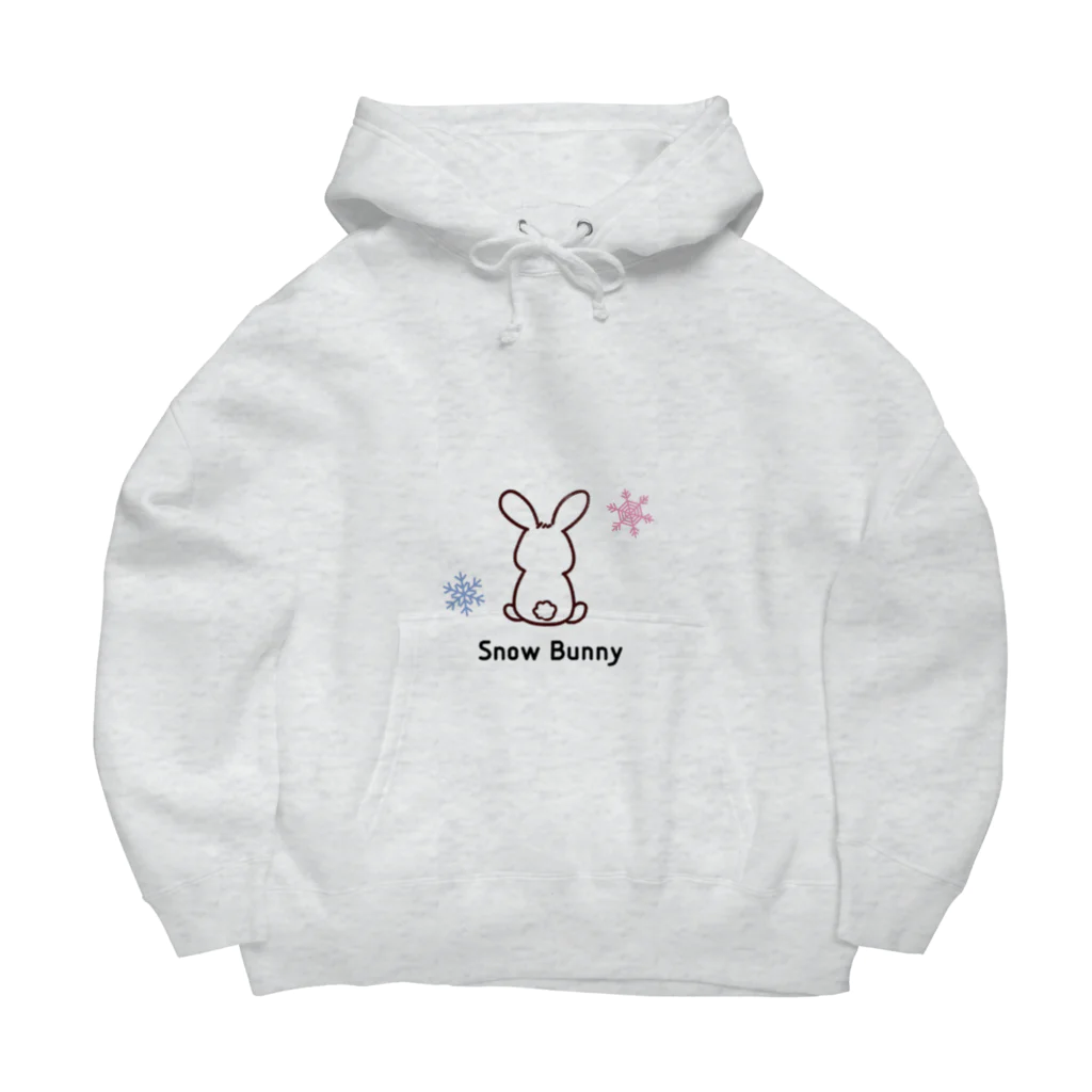 ヒュミリの店のSnow Bunnyシリーズ ビッグシルエットパーカー