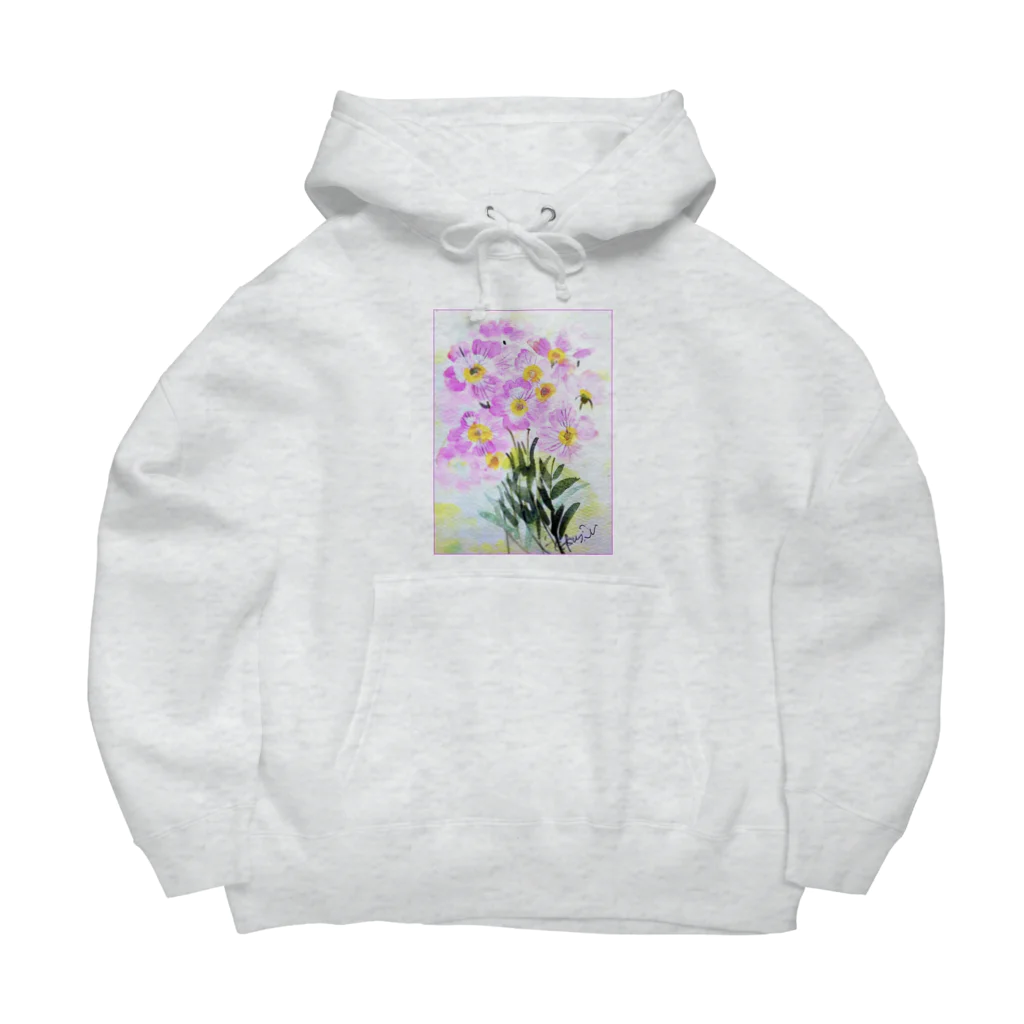 SUZURI.KEY-CHANの昼咲き月見草BF0902 Big Hoodie