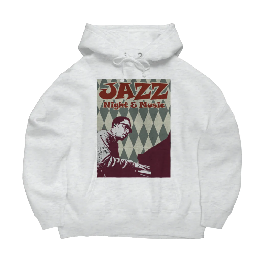 Hungry FreaksのJAZZ: Night & Music Big Hoodie