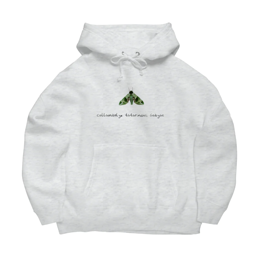 Haunted LabのGreen moth 雲門雀 Ⅱ Big Hoodie