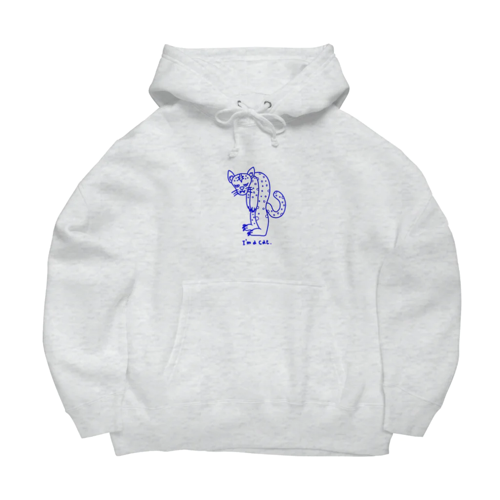 リノノエ(個性的カラフル)のI’m a cat  Big Hoodie