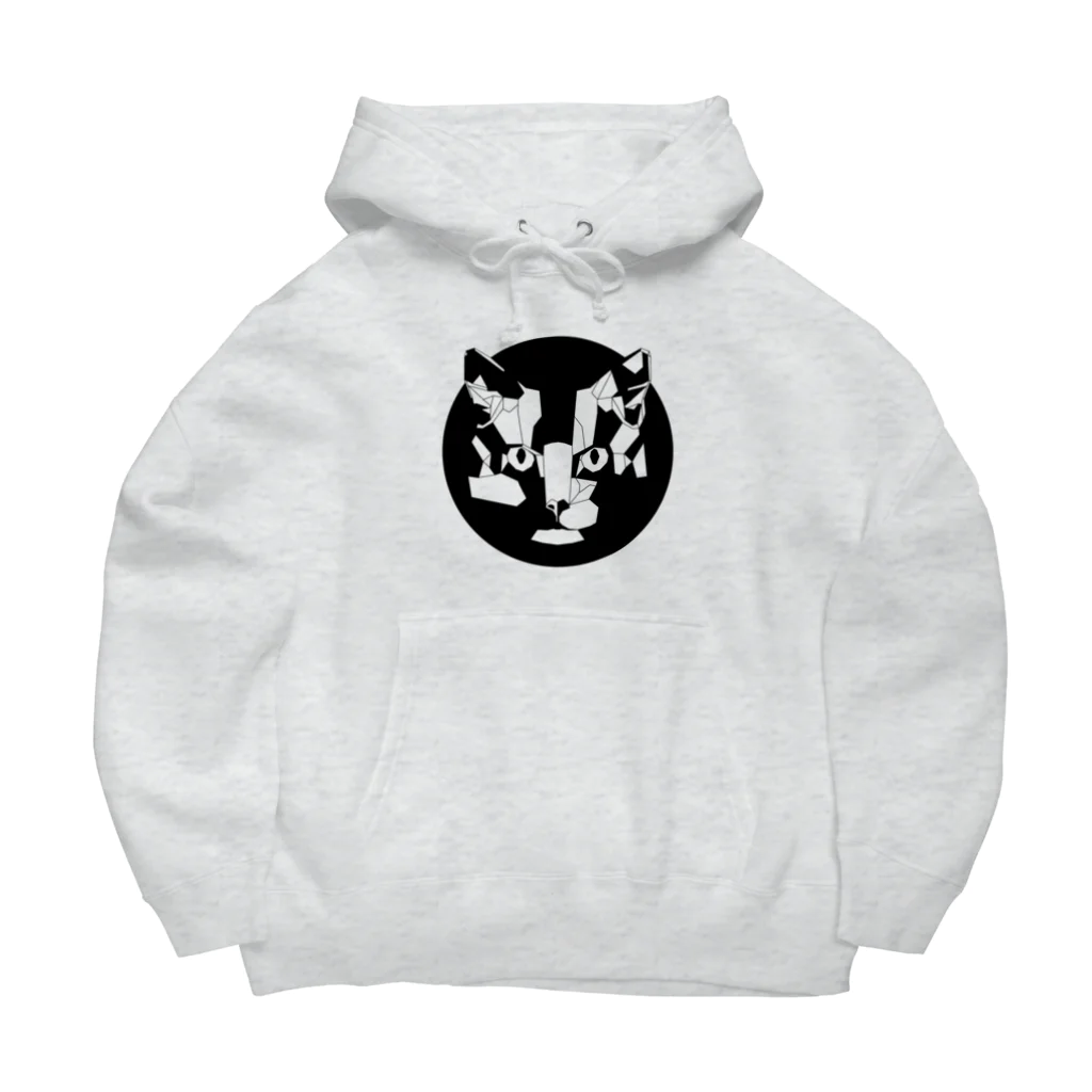 Fontaのジオメトリック猫 Big Hoodie