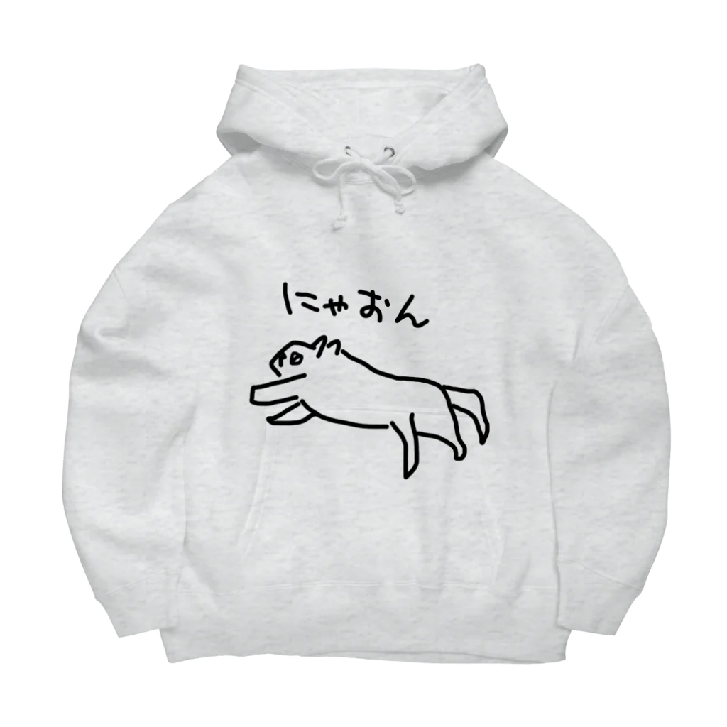 ののの猫屋敷の【もっち】 Big Hoodie