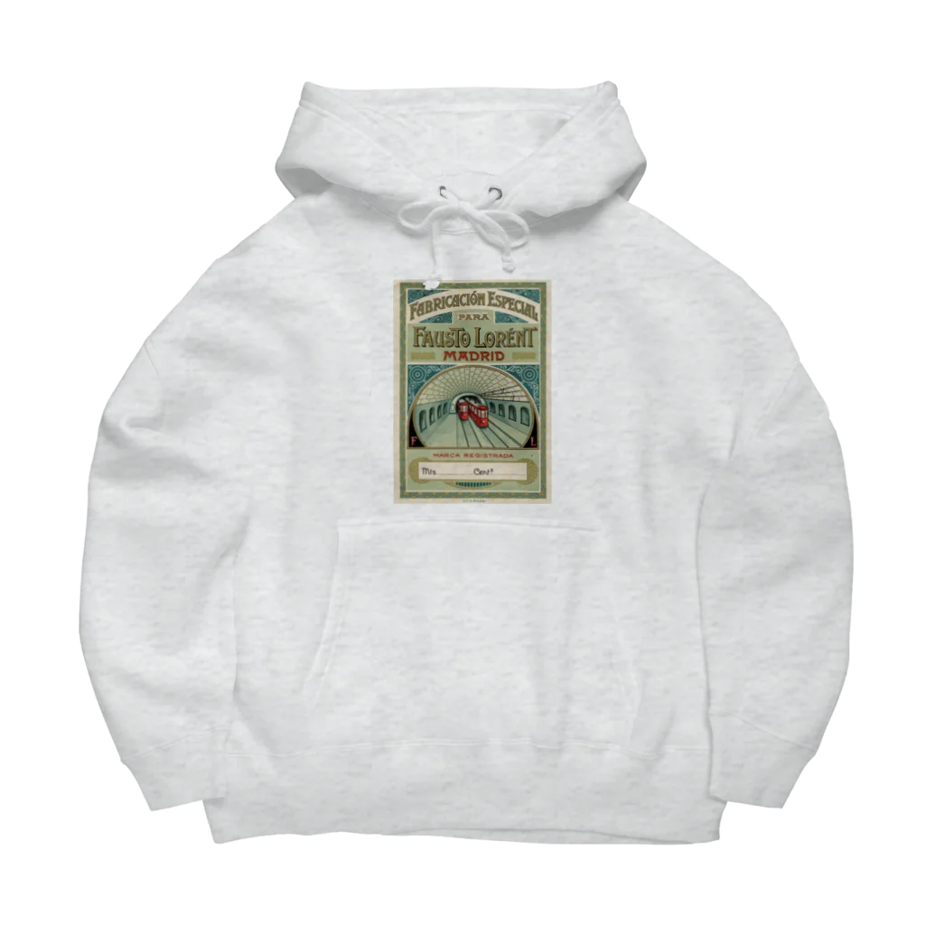 YS VINTAGE WORKSのスペイン・マドリード　地下鉄　1930年代　 Big Hoodie