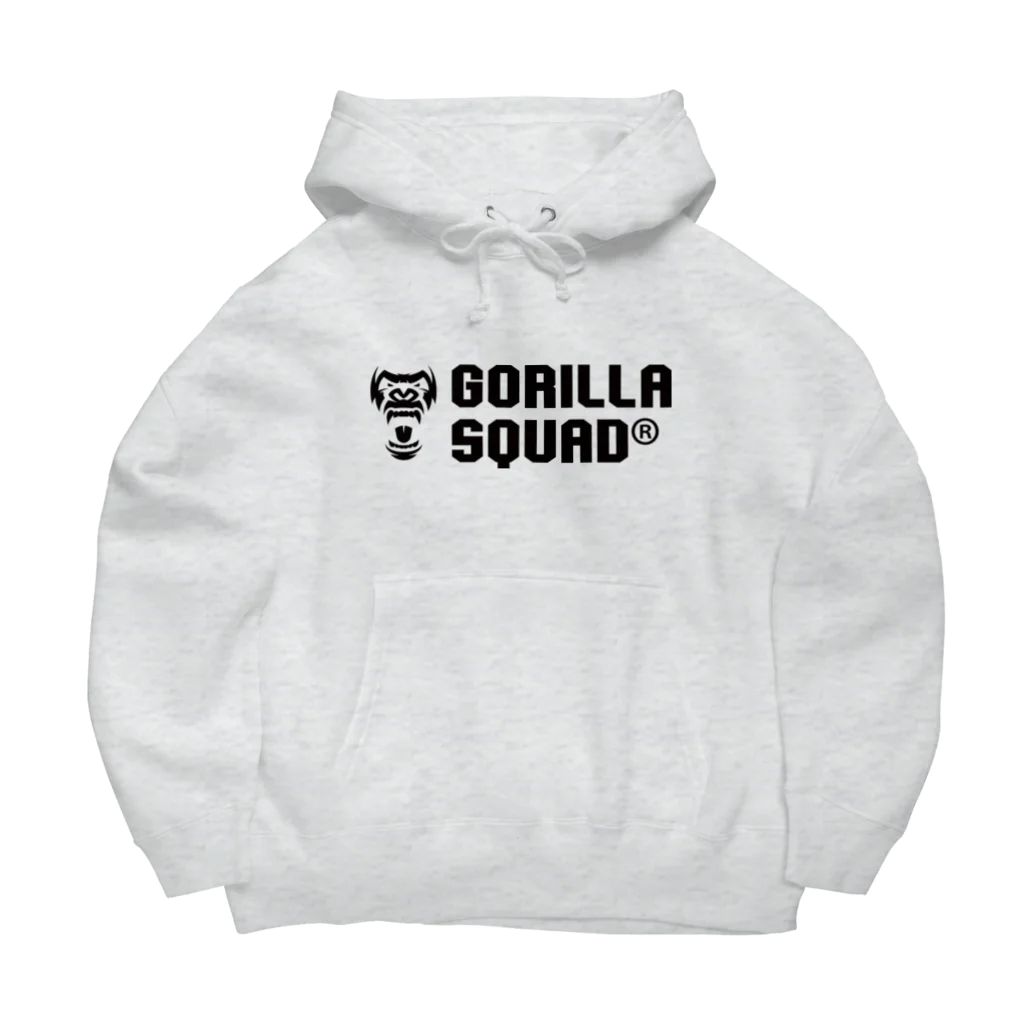 GORILLA SQUAD 公式ノベルティショップのGORILLA SQUAD ロゴ黒 Big Hoodie