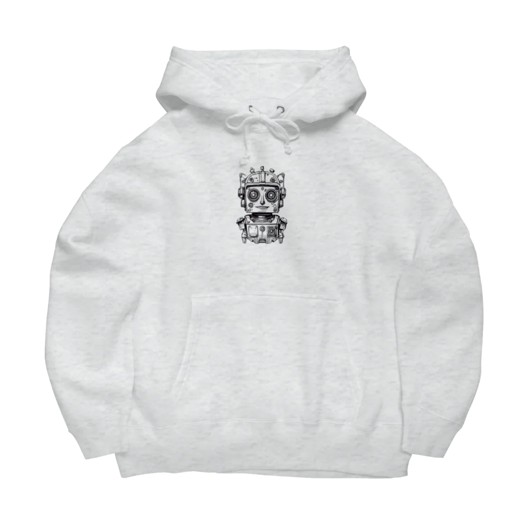 mirinconixのじっと見るガラクタくん Big Hoodie