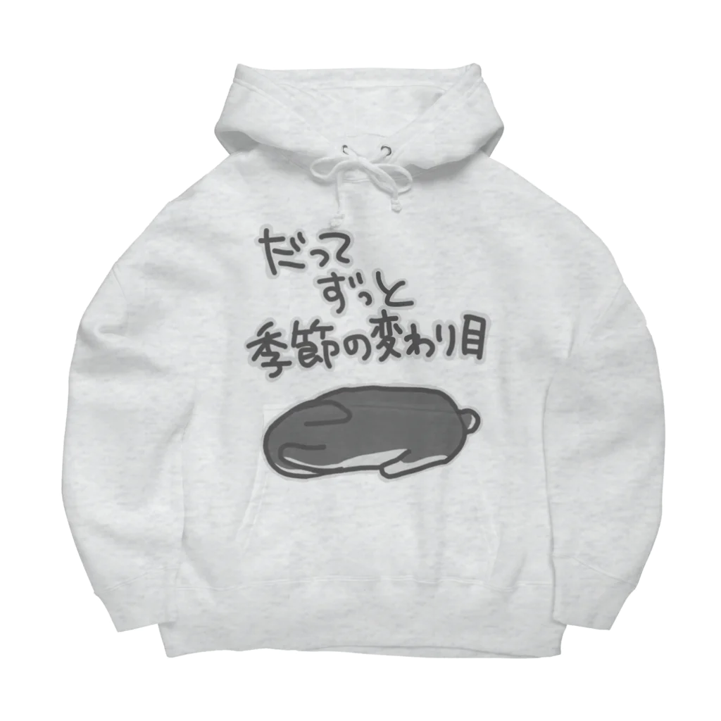 ミナミコアリクイ【のの】のずっと季節の変わり目【うさぎ】 Big Hoodie