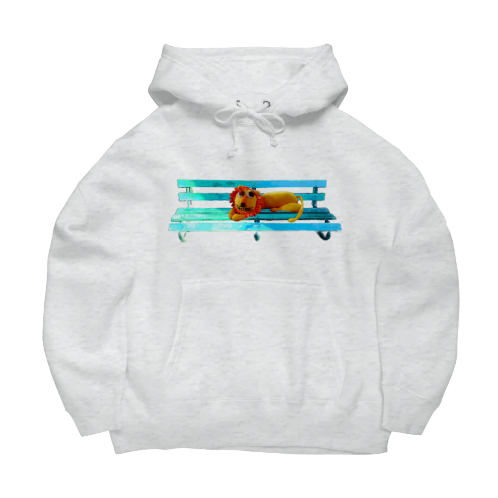 PAW WOW MEOWの「公園にライオンがいます」 Big Hoodie