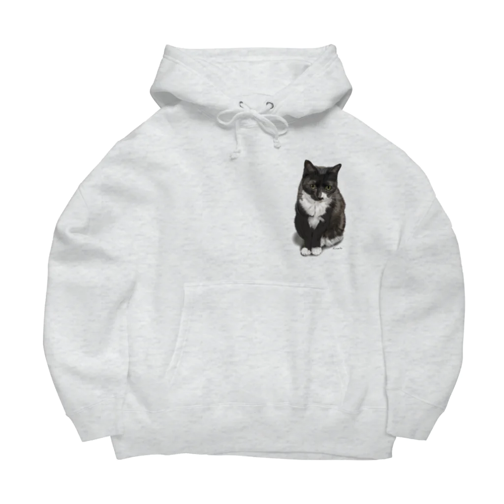 kinako-japanのくつした猫のくろみつ Big Hoodie