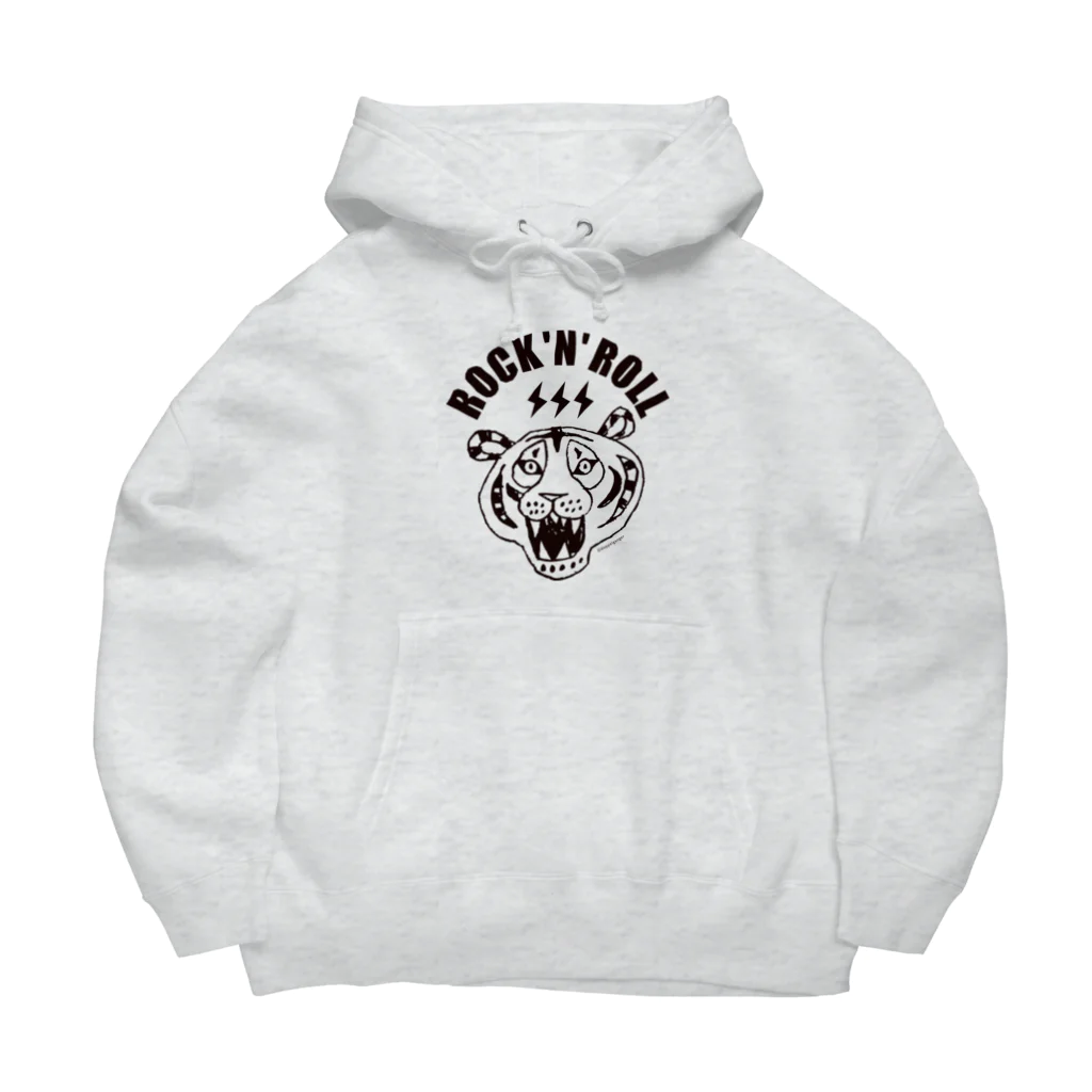 ROCK 'N' ROLL TIGER　ロックンロール タイガーの寅年 ROCK 'N' ROLL TIGER タイガー／トラ／虎 Big Hoodie