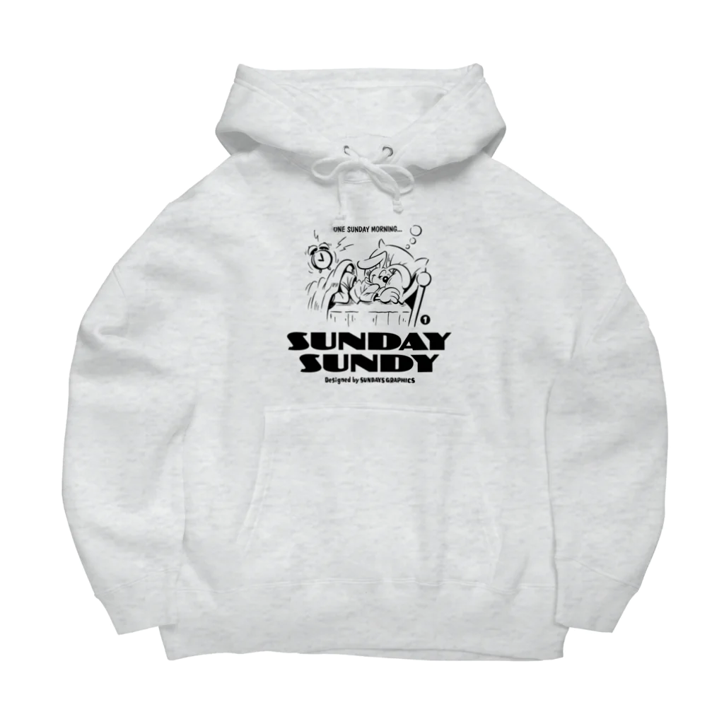 SUNDAYS GRAPHICSのSUNDAY SUNDY No.1 ビッグシルエットパーカー