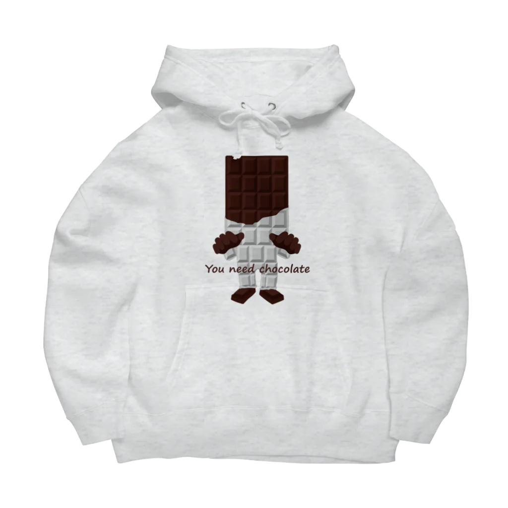 キッズモード某の板チョコ男 Big Hoodie