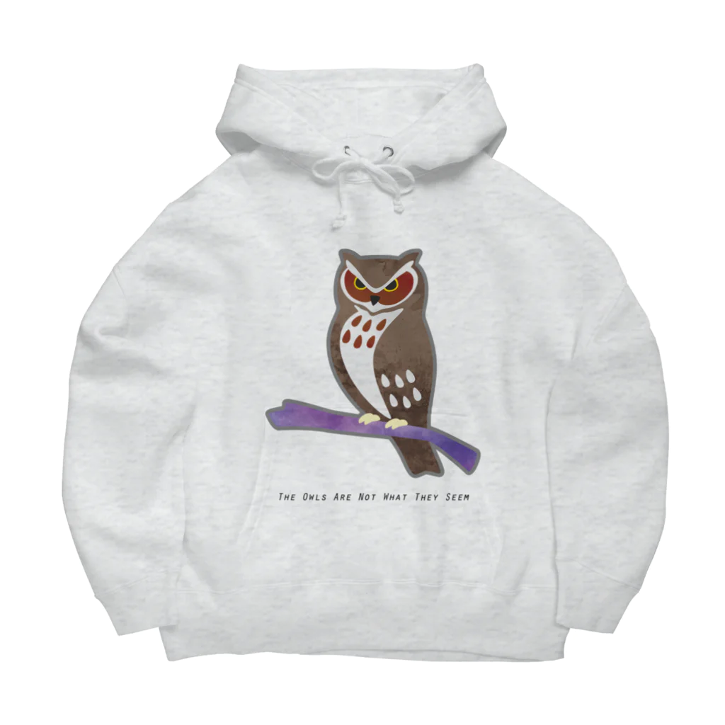 miimikaのフクロウが見てる Big Hoodie