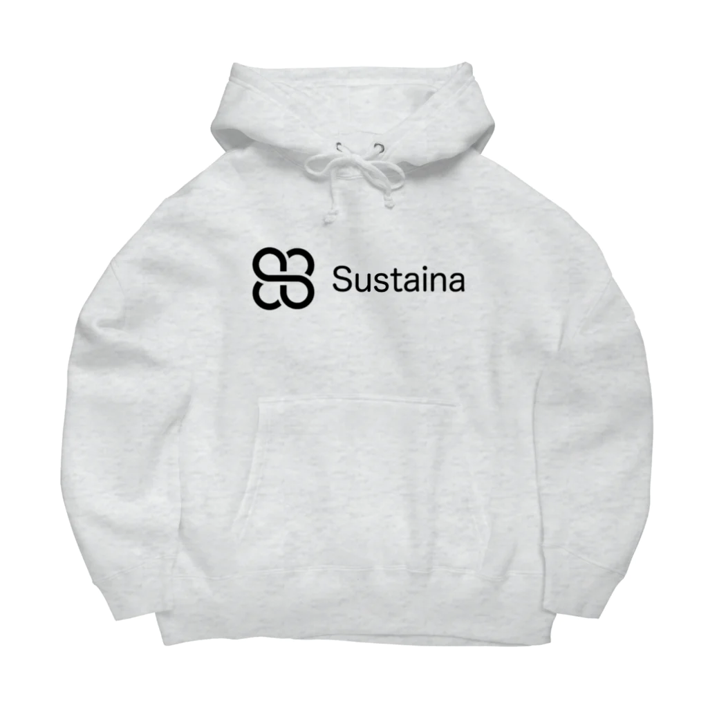 Sustaina Shopのさすてなビッグシルエット（ブラック） Big Hoodie