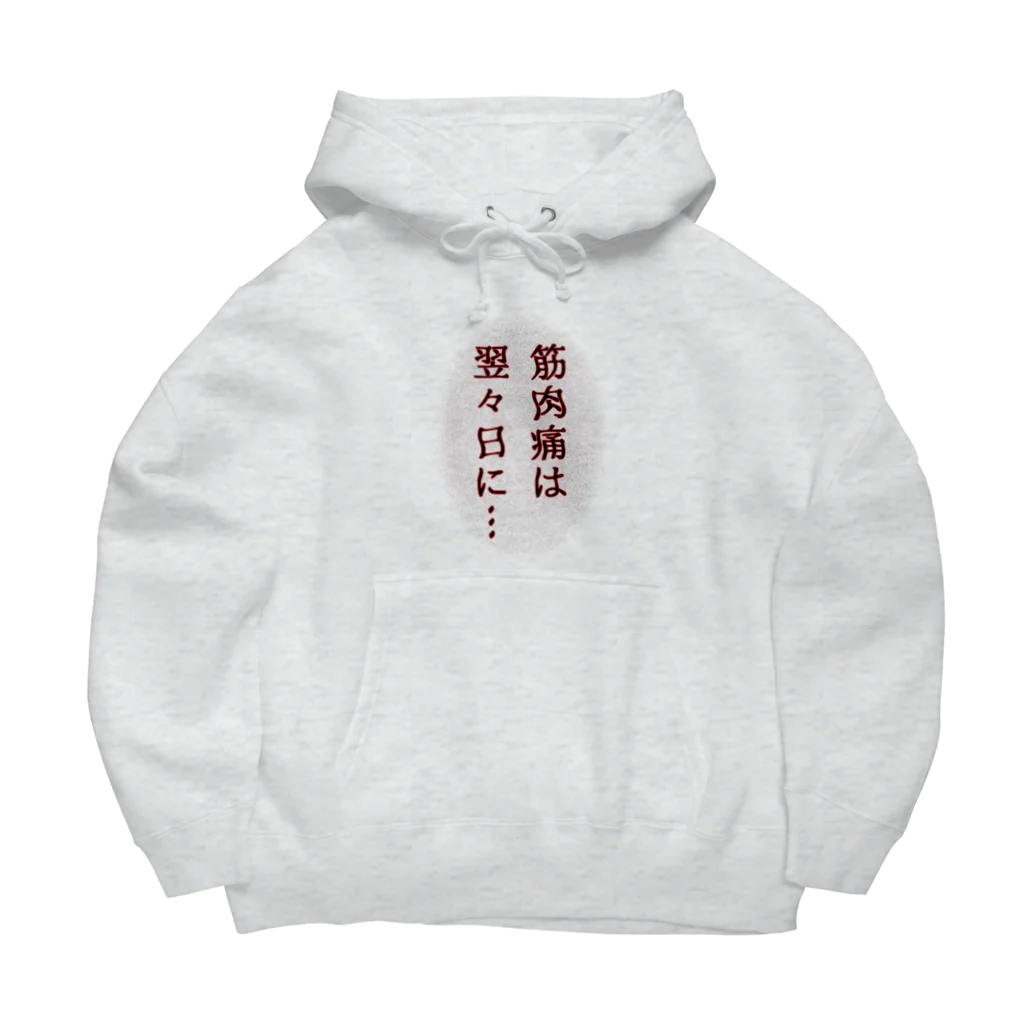 ウチのMEIGENやさんの筋肉痛は翌々日に… Big Hoodie