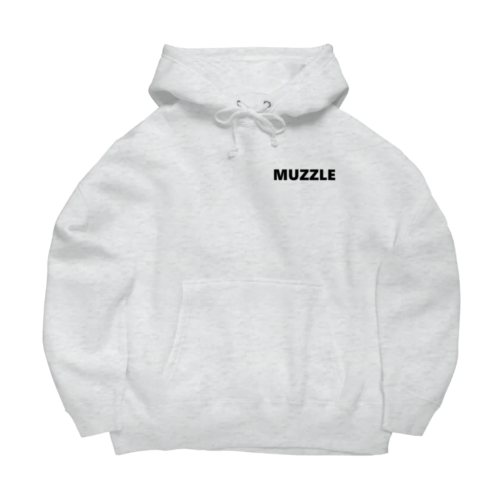 -White dog muzzle's shop-のWhite dog Muzzle collection Big Hoodie