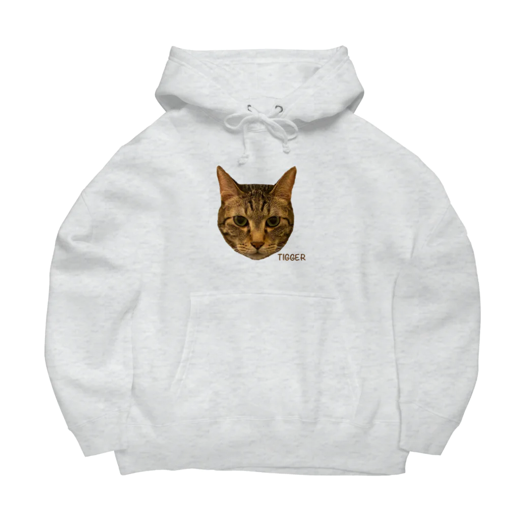 猫カフェ ぶぅたんグッズショップの絵文字ティガくん Big Hoodie