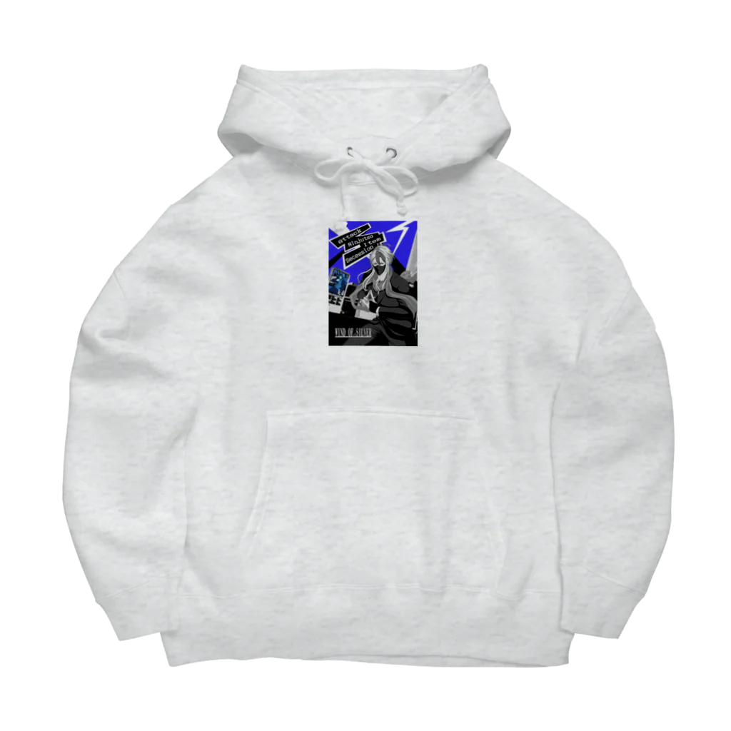 WIND-OF-SILVERのスタイリッシュ夜叉 Big Hoodie