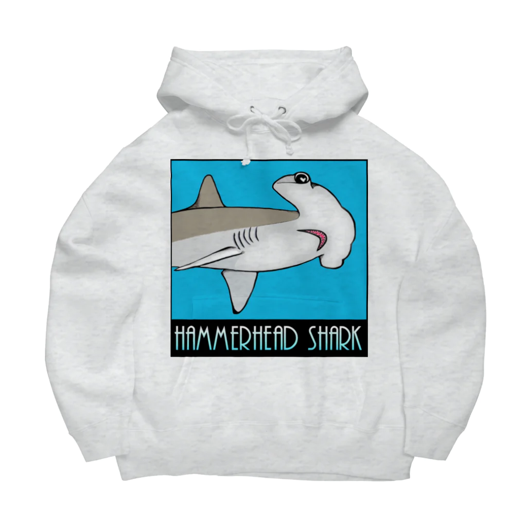 LalaHangeulのHammerhead shark(撞木鮫) ビッグシルエットパーカー