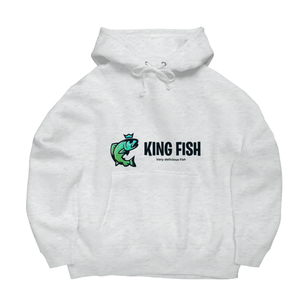 Flamingo StoreのKING fish Big Hoodie