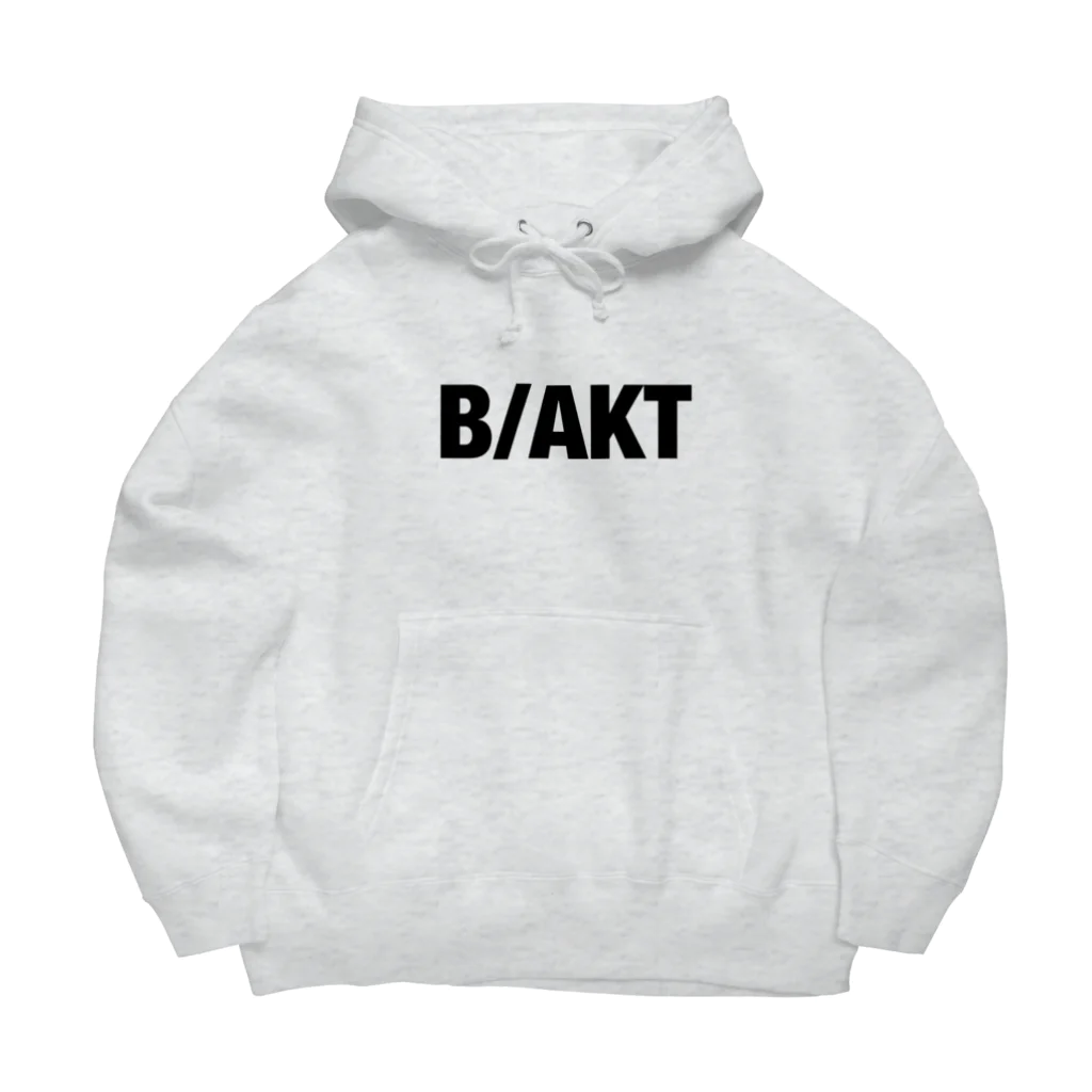 B/AKTのB/AKT　黒文字 Big Hoodie