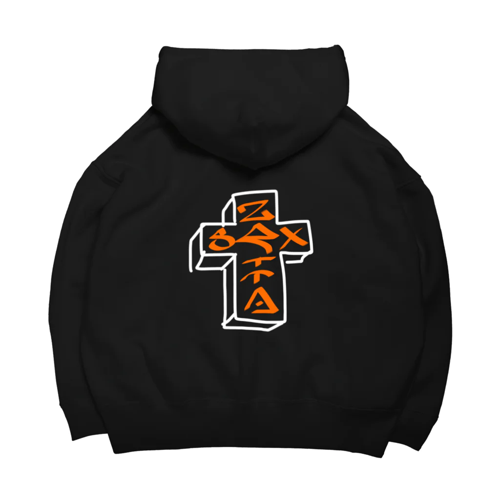 ZETTAのZETTAクロス パーカー Big Hoodie