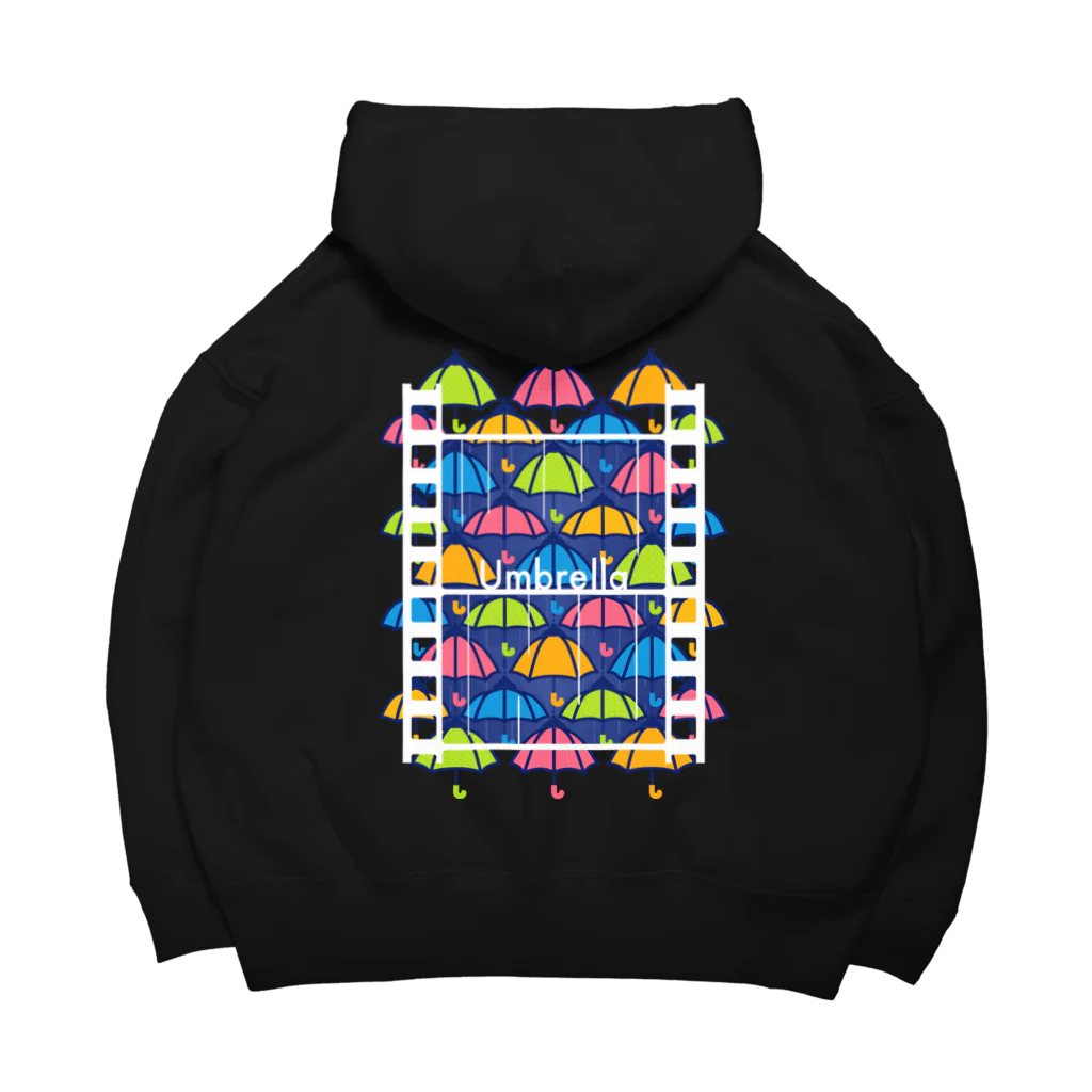 ハナドリカ SUZURI店の雨傘の照明 Big Hoodie