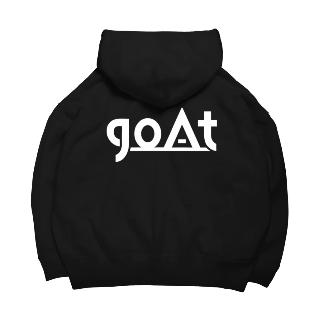 goAtのgoAtオリジナルグッズ：ブラック ビッグシルエットパーカー