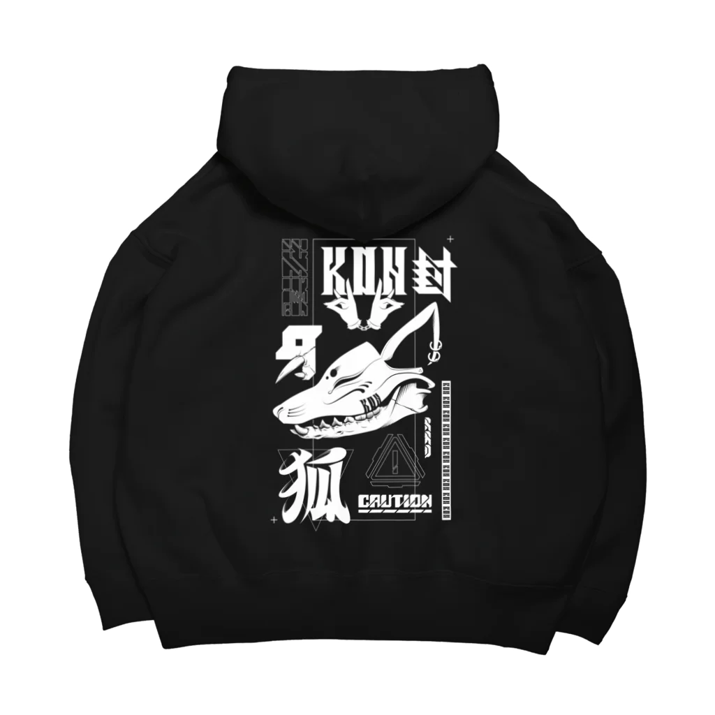 RAD_CREATIVE_LABの『狐 -KON-』 ビッグシルエットパーカー