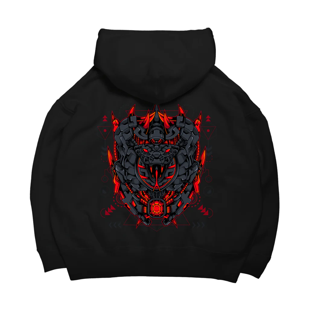 SAIGA BASEのCobra Cyberpunk Hoodie ビッグシルエットパーカー