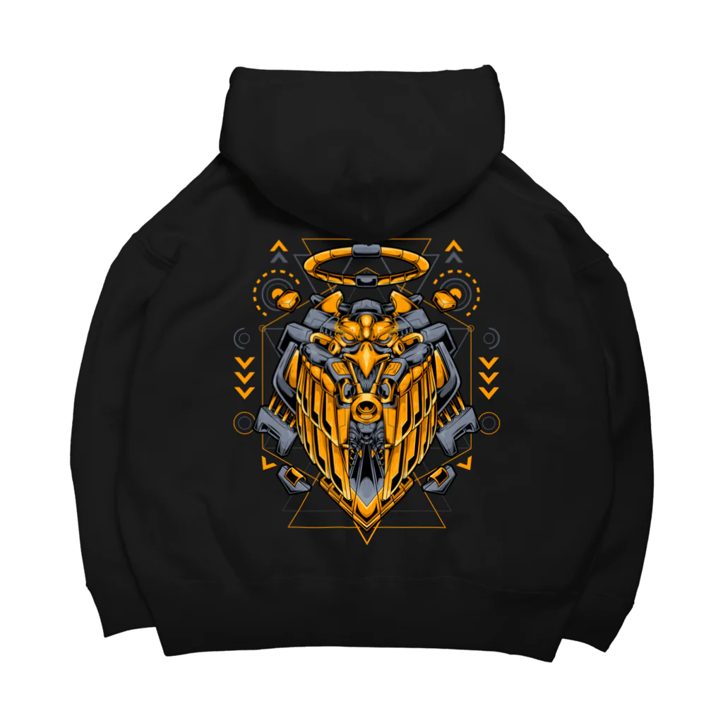 SAIGA BASEのEagle Cyberpunk Hoodie ビッグシルエットパーカー