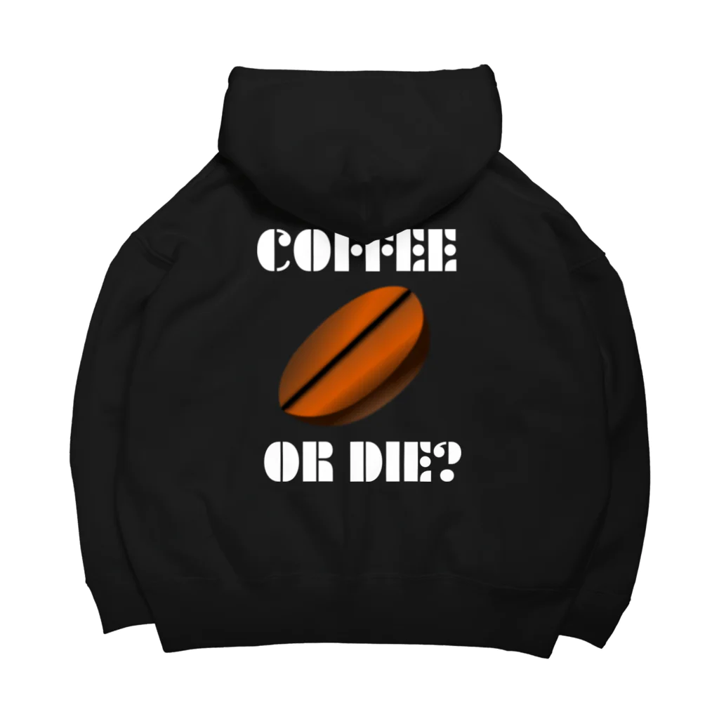 『NG （Niche・Gate）』ニッチゲート-- IN SUZURIのダサキレh.t.『COFFEE OR DIE?』 ビッグシルエットパーカー