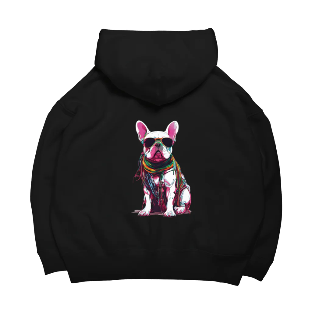 Frenchie-Rasta DoggのFrenchie-Rasta Dogg Big Hoodie