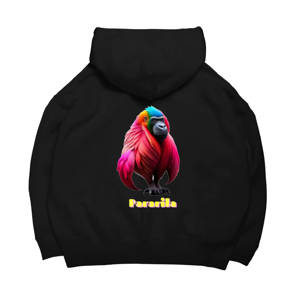 HariShainのPararila(パラリラ)：オウムとゴリラの魅力的なコラボ Big Hoodie