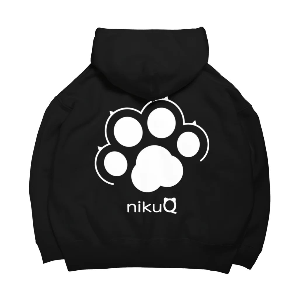 WebArtsの肉球をモチーフにしたオリジナルブランド「nikuQ」（猫タイプ）です ビッグシルエットパーカー