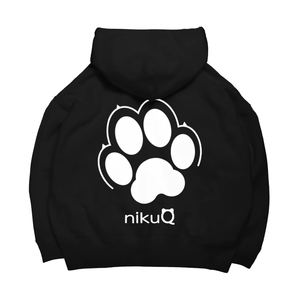 WebArtsの肉球をモチーフにしたオリジナルブランド「nikuQ」（犬タイプ）です ビッグシルエットパーカー