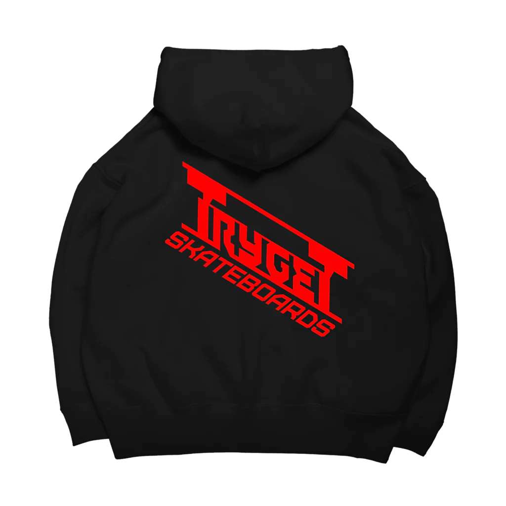 TRYGETサンプル実験中のTRYGET 黒　Ver2 Big Hoodie