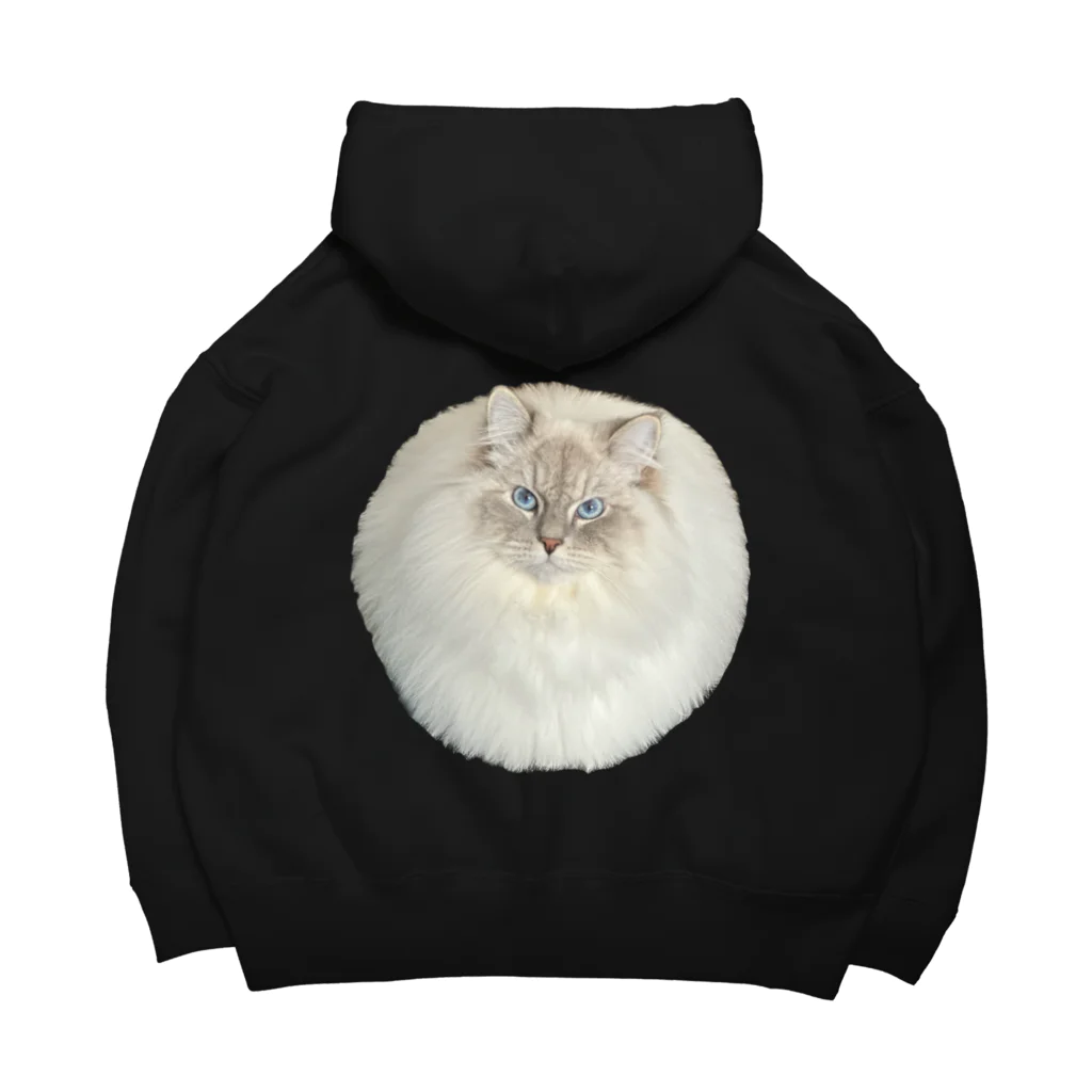 まんまる猫いれぶんのまんまる猫いれぶん Big Hoodie