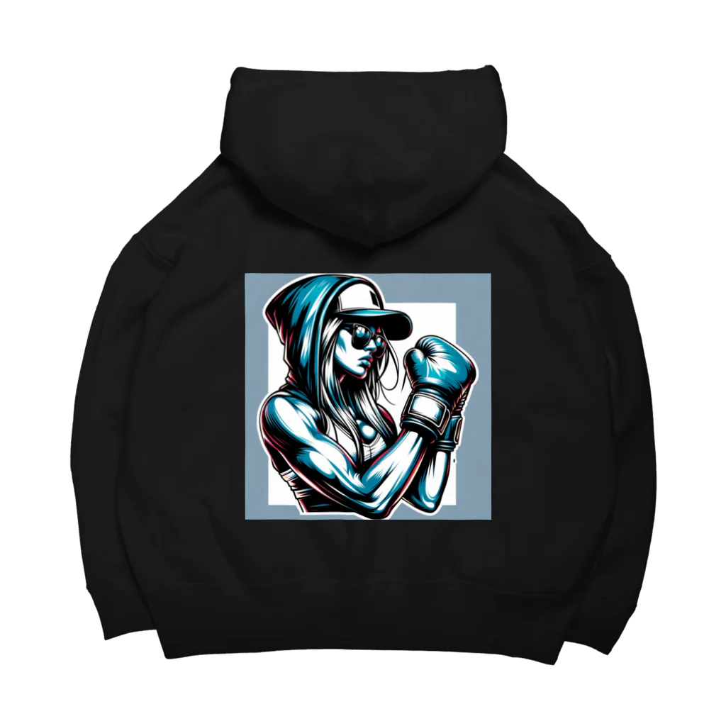 NATTOMOのボクシング女子 Big Hoodie