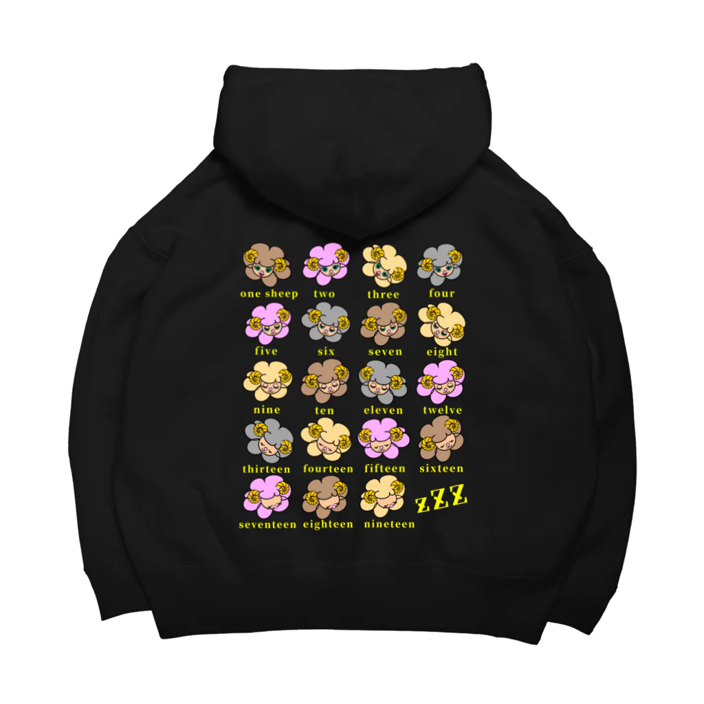 momolove の羊がいっぱい Big Hoodie